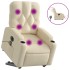 Sillón de masaje eléctrico reclinable elevable tela