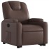 Sillón reclinable elevable cuero sintético