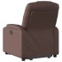 Sillón reclinable elevable cuero sintético