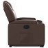 Sillón reclinable elevable cuero sintético
