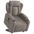 Sillón reclinable de masaje elevable tela gris