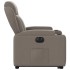 Sillón eléctrico reclinable elevable de tela gris
