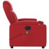 Sillón de masaje reclinable eléctrico de cuero artificial