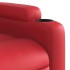 Sillón de masaje reclinable eléctrico de cuero artificial