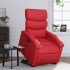 Sillón reclinable elevable cuero artificial