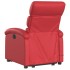 Sillón reclinable elevable cuero artificial