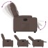 Sillón reclinable eléctrico de cuero sintético