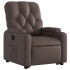 Sillón reclinable elevable cuero sintético