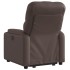 Sillón reclinable elevable cuero sintético