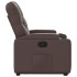 Sillón reclinable elevable cuero sintético