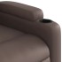 Sillón reclinable elevable cuero sintético