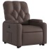 Sillón reclinable elevable eléctrico de cuero sintético
