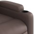 Sillón reclinable elevable eléctrico de cuero sintético