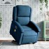 Sillón reclinable de masaje eléctrico elevable terciopelo