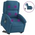 Sillón reclinable de masaje eléctrico elevable terciopelo