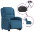 Sillón reclinable de masaje eléctrico elevable terciopelo
