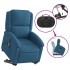 Sillón reclinable de masaje eléctrico elevable terciopelo