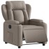 Sillón reclinable eléctrico tela gris