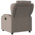 Sillón reclinable eléctrico tela gris