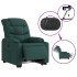 Sillón eléctrico reclinable elevable de tela verde