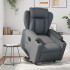 Sillón reclinable elevable eléctrico de cuero sintético