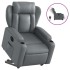 Sillón reclinable elevable eléctrico de cuero sintético