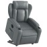 Sillón reclinable elevable eléctrico de cuero sintético