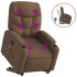 Silla de masaje reclinable de pie de tela