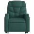 Sillón masaje eléctrico reclinable elevable tela verde