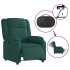 Sillón reclinable eléctrico tela verde