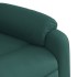 Sillón reclinable eléctrico tela verde
