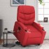 Sillón de majaje elevable eléctrico cuero artificial