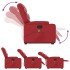 Sillón de majaje elevable eléctrico cuero artificial
