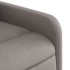 Sillón reclinable eléctrico tela gris