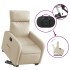 Sillón eléctrico reclinable elevable de tela color
