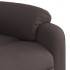 Sillón reclinable eléctrico tela marrón