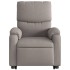 Sillón reclinable elevable tela gris