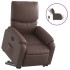 Sillón reclinable elevable eléctrico de cuero sintético