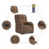 Sillón de masaje eléctrico reclinable elevable tela