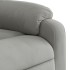 Sillón reclinable tela de microfibra gris