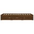Cama con cajones madera de ingeniería marrón roble 120x190