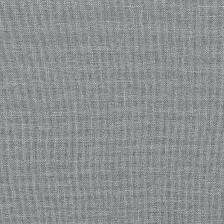 Sillón reclinable de masaje con reposapiés tela gris