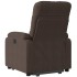 Sillón reclinable elevable tela de microfibra