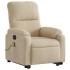 Sillón masaje eléctrico reclinable elevable tela