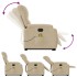 Sillón masaje eléctrico reclinable elevable tela