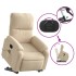 Sillón masaje eléctrico reclinable elevable tela