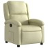 Sillón reclinable de cuero auténtico
