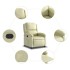 Sillón reclinable de cuero auténtico