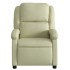 Sillón reclinable de cuero auténtico
