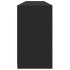 Aparador con luces LED negro 162x37x67